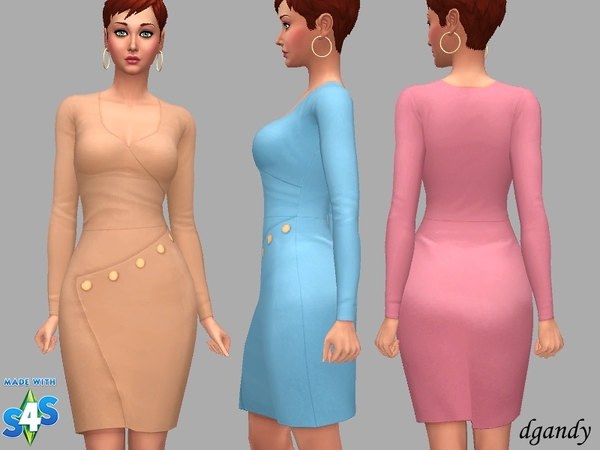 Sims 4 Jasmine Dress by dgandy at TSR