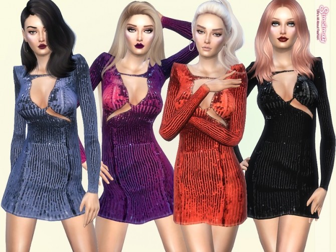 Sims 4 Hera Dress by Simsimay at TSR