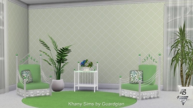 Sims 4 ORVILLE walls by Guardgian at Khany Sims