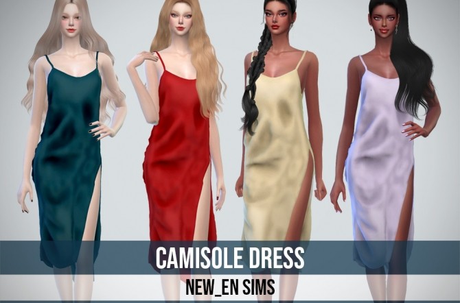 Sims 4 Camisole Dress at NEWEN