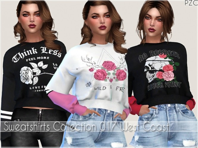 Sweatshirts Collection 017 West Coast by Pinkzombiecupcakes at TSR ...