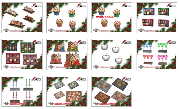 Sims 4 Christmas treats 2018 by jomsims at TSR