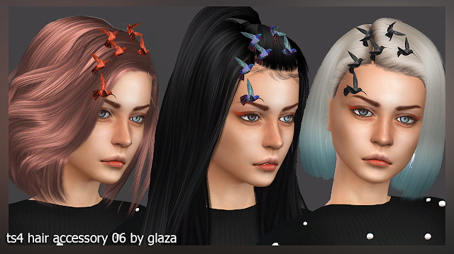 Sims 4 Hair accessory 06 at All by Glaza
