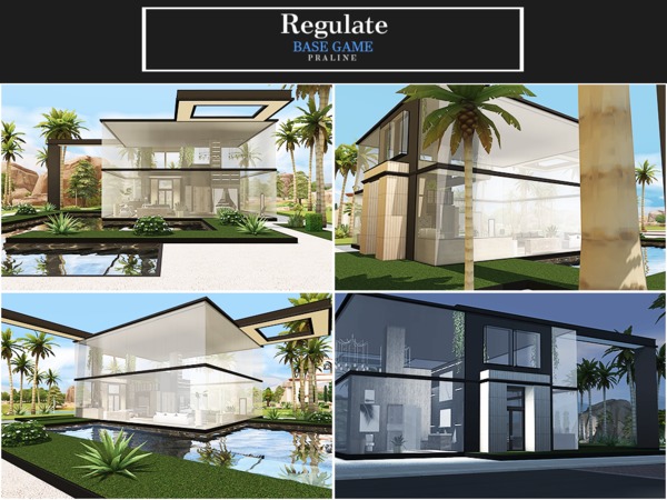 Sims 4 Regulate house by Pralinesims at TSR