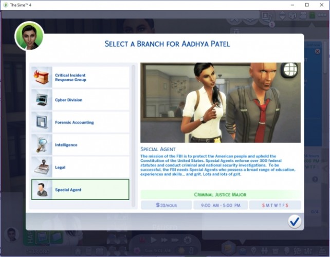 Ultimate FBI Agent Career by asiashamecca at Mod The Sims » Sims 4 Updates