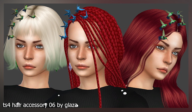 Sims 4 Hair accessory 06 at All by Glaza