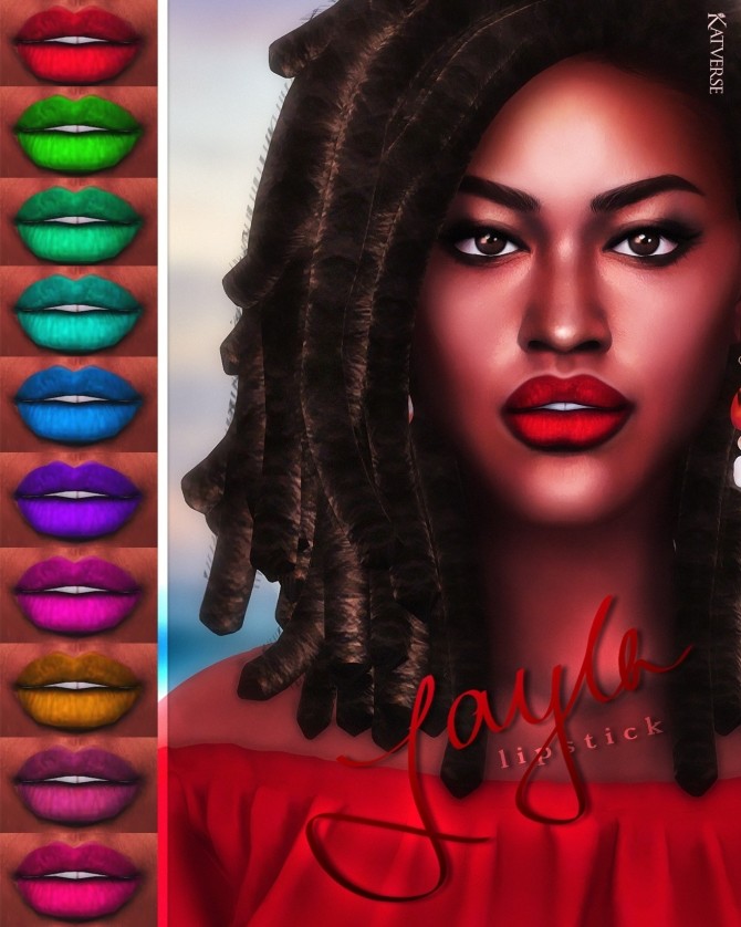Sims 4 Jayla Lipstick at Katverse