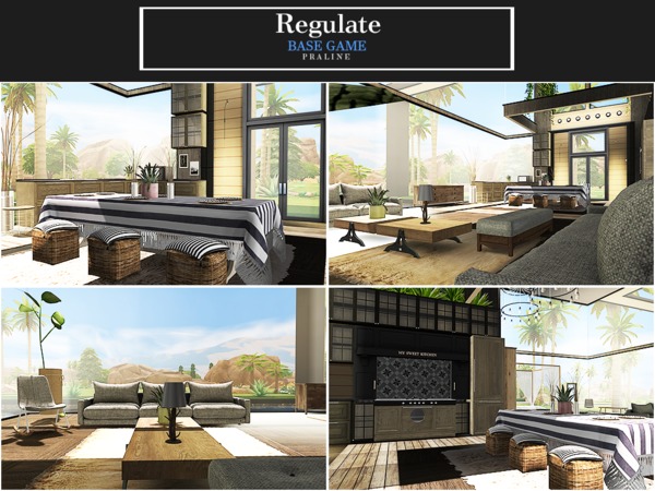 Sims 4 Regulate house by Pralinesims at TSR