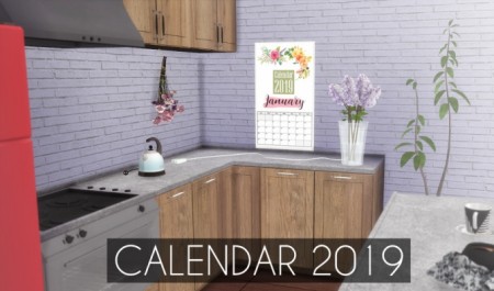Calendar 2019 at Descargas Sims