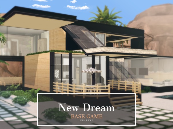 Sims 4 New Dream house by Pralinesims at TSR