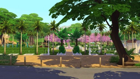 Palm Park (No CC) by Brinessa at Mod The Sims