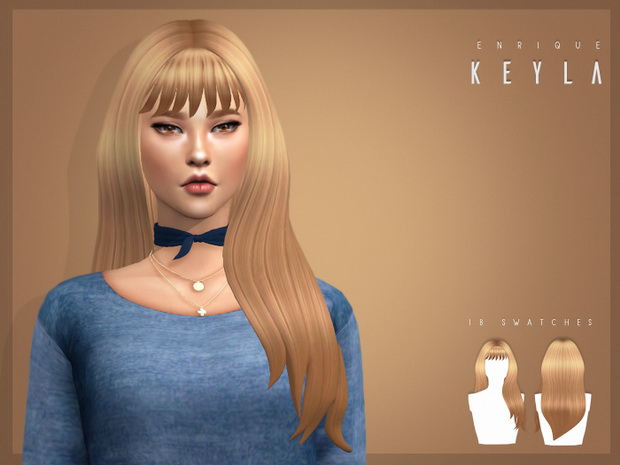Sims 4 Keyla Hairstyle at Enriques4
