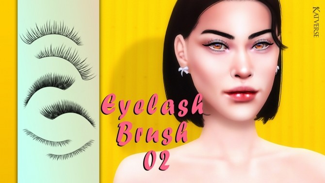 Sims 4 Eyelash Brushes 02 at Katverse