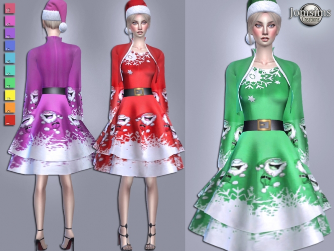 Gelvsfen dress by jomsims at TSR » Sims 4 Updates