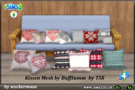 Pillows 2+3 by weckermaus at Blacky’s Sims Zoo