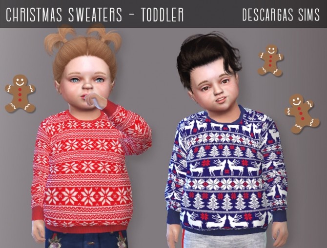 Sims 4 Christmas Sweaters T at Descargas Sims