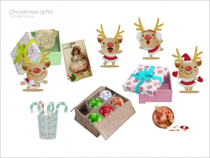 Sims 4 Christmas gifts by Severinka at TSR