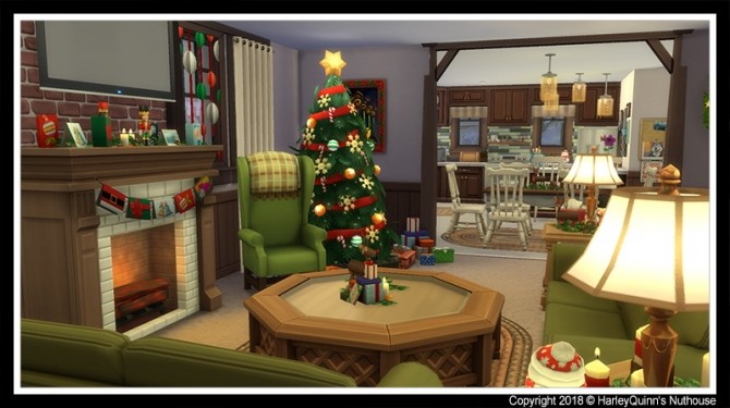 Sims 4 Christmas Home 2018 at Harley Quinn’s Nuthouse