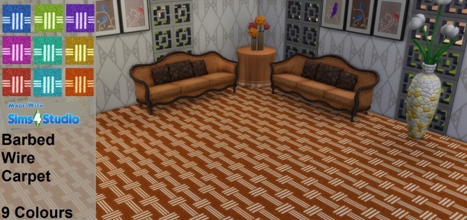 Sims 4 Novalty Carpet SET 20 Patterns 130 colours by wendy35pearly at Mod The Sims