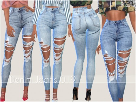 Denim Jeans 019 by Pinkzombiecupcakes at TSR