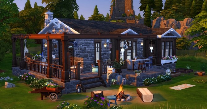 Sims 4 Antre du Lac house at Simsontherope