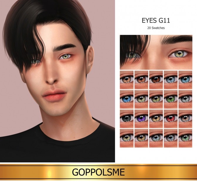 Sims 4 GPME GOLD Eyes G11 (P) at GOPPOLS Me