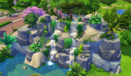 Nightingale Waterfall by Oo_NURSE_oO at Mod The Sims