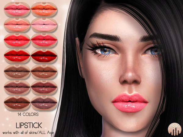 Sims 4 Lipstick BM10 by busra tr at TSR