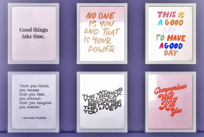 Sims 4 Paintings Quotes at Descargas Sims