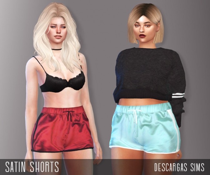 Sims 4 Satin Shorts at Descargas Sims