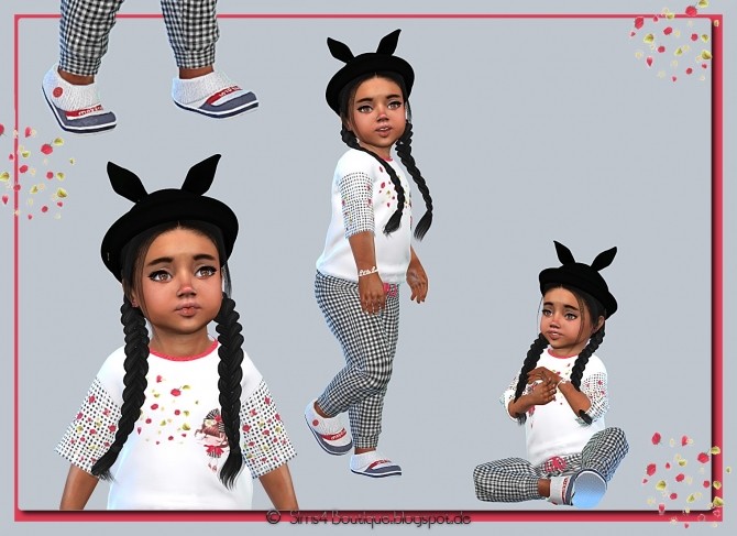 Designer Set for little Girls at Sims4-Boutique » Sims 4 Updates