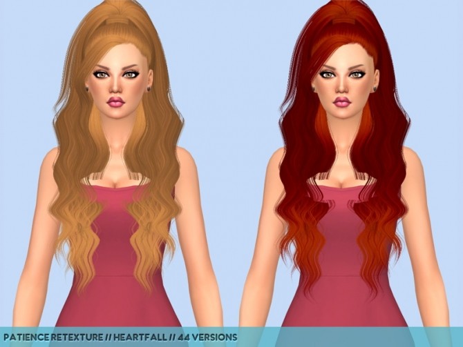 Sims 4 5 Hair retextures at Heartfall