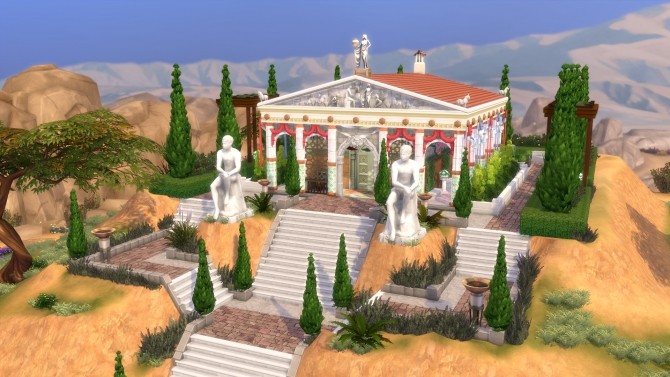 Sims 4 Temple of Simsikos by Auwburn at Mod The Sims