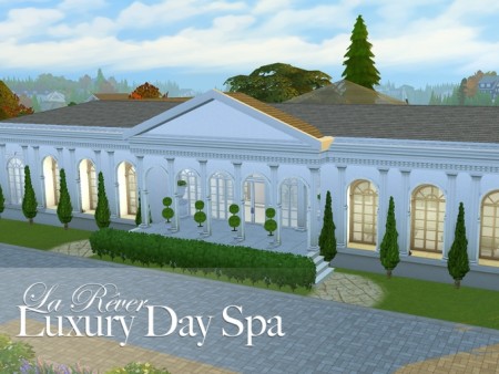 La Rever Luxury Day Spa NO CC by FernSims at Mod The Sims