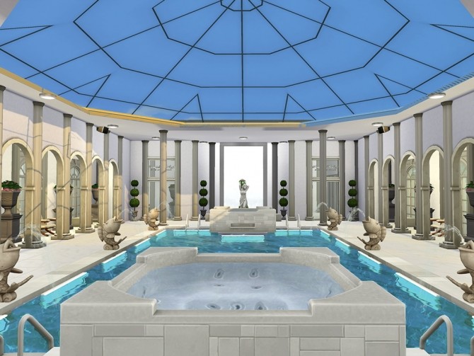 Sims 4 La Rever Luxury Day Spa NO CC by FernSims at Mod The Sims