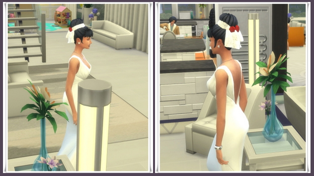Sims 4 Lacey Wedding Bun at Birksches Sims Blog