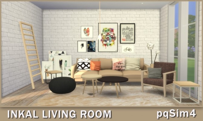 Sims 4 Inkal Living Room at pqSims4