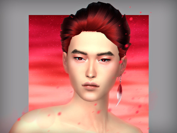 Sims 4 Aquarius male hair by WistfulCastle at TSR