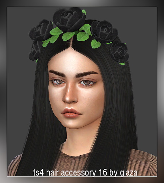 Sims 4 Hair accessory 16 at All by Glaza