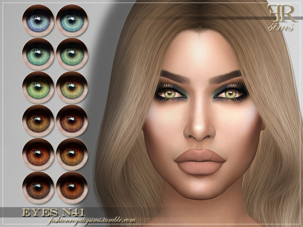 Sims 4 FRS Eyes N41 by FashionRoyaltySims at TSR