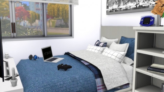 Sims 4 TEENAGE BOY BEDROOM at MODELSIMS4