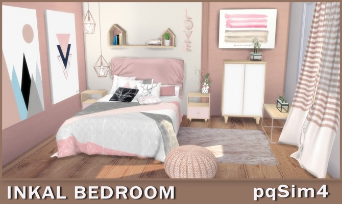 Sims 4 Inkal Bedroom at pqSims4