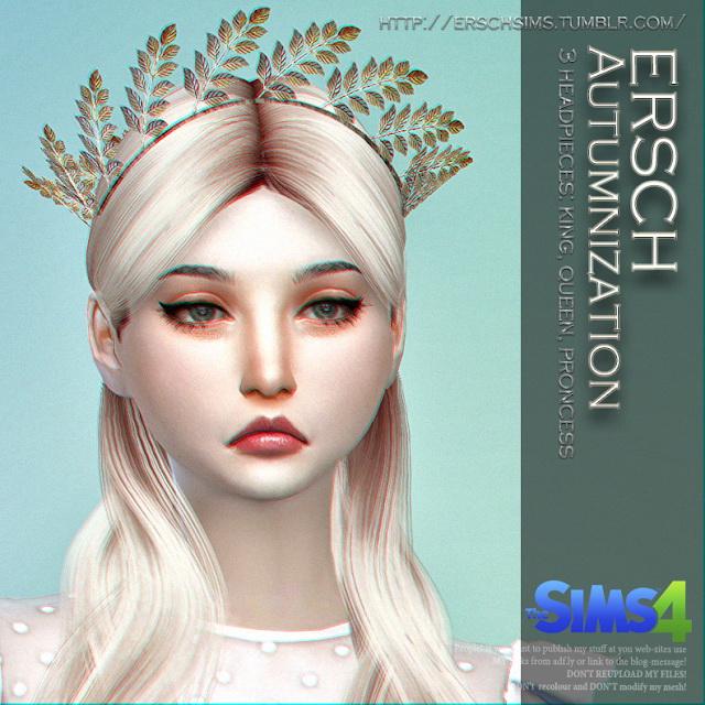 Sims 4 Autumnization Crowns at ErSch Sims