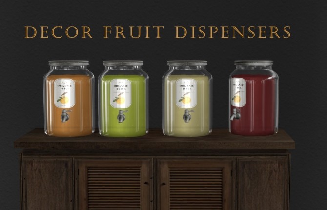 Sims 4 Fruit Dispensers at Leo Sims