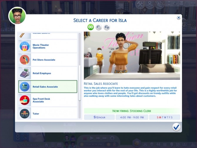 the sims 4 career mod pack