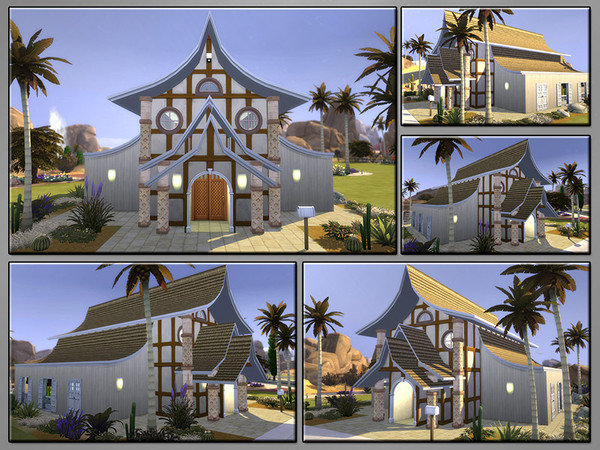Sims 4 MB Body and Soul wellness center by matomibotaki at TSR