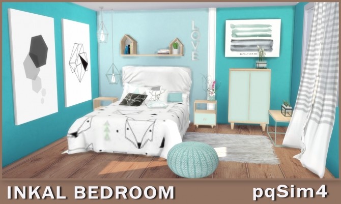 Sims 4 Inkal Bedroom at pqSims4