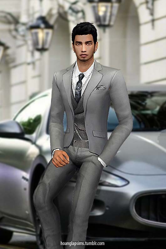 Sims 4 Gentleman Suit at HoangLap’s Sims