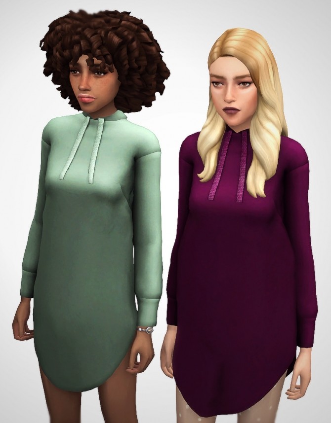 Sims 4 Iceberg Dress at Nyuska