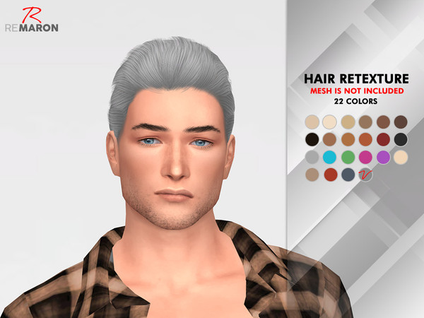 Sims 4 OE1024 Hair Retexture by remaron at TSR